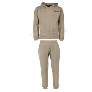 Chándal 2 en 1 con Capucha para Hombre, de Alta Calidad, Estilo Desgastado, para Invierno, para Correr, con Logotipo Personalizado, Ropa Casual, 100% Algodón, Transpirable - Product Image 1