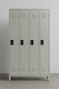 European Manufacturer's Heavy-Duty 4-Door Steel <b>Locker</b> Industrial Metal <b>Wardrobe</b> Schools Hotels Warehouses Apartments Hospitals - Product Image 2