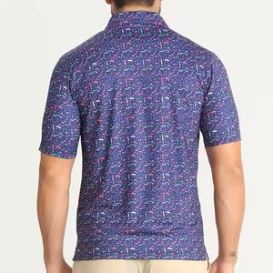 Venta al por mayor logotipo personalizado Spandex algodón de secado rápido bolsillo gótico de gran tamaño sólido rendimiento Golf ropa de trabajo barato para - Product Image 6