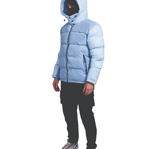 2025 logotipo personalizado Hote venta pulóver 13 colores invierno grueso cálido Puff hombres burbuja ropa hombres chaqueta acolchada - Product Image 2