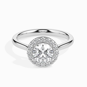 Anillo de compromiso de oro macizo de 14K y 18K hecho a mano, joyería de boda india con diamantes naturales reales para mujer - Product Image 2