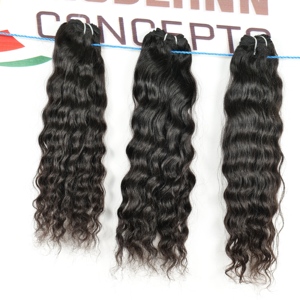 100% Virgen cutícula alineada templo máquina pura trama doble mechones ondulado recto vietnamita cabello humano suelto onda profunda - Product Image 6