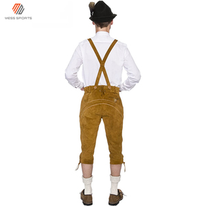 Custom New Traditional Clothing German Traditional Wear Men's Lederhosen Oktoberfest Wears <b>Unique</b> Bavarian Shorts Breathable - Product Image 3