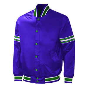 Chaqueta de bombardero de alta calidad de servicio OEM de lujo vendedora caliente hecha a medida para hombres chaqueta universitaria de retales - Product Image 6