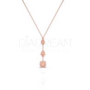 Collar con Colgante de Moissanita Chapado en Oro de Plata de Ley 925 de Alta Calidad, Engaste de Garra, Amuleto de Moda, Regalo de Compromiso - Product Image 5
