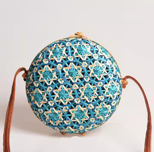 Bolsas de bambú de moda vintage ecológicas Cierre de cremallera hecho a mano elegante sostenible de Viet Fargimex - Product Image 5