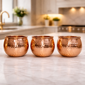 Antique style copper bowl Supplier Copper Bowl Manufacturer Bulk Copper Bowls OEM Copper Bowl Private <b>Label</b> Copper Bowl - Product Image 1