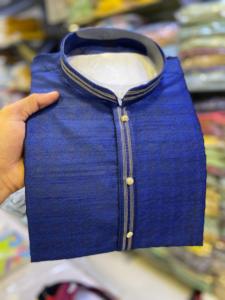 Thêu người đàn ông lễ hội kurta bên mặc Ấn Độ áo cho những dịp đặc biệt thanh lịch lễ hội & Wedding mặc tùy chỉnh kích cỡ - Product Image 3