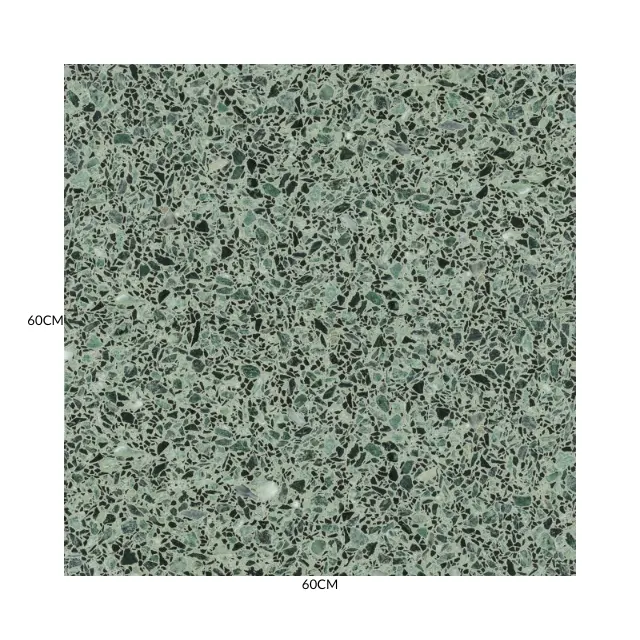 High Quality Italian Cement and Marble Tile 60x60x2 cm Terrazzo Tile Color G3E for Floors and Walls
