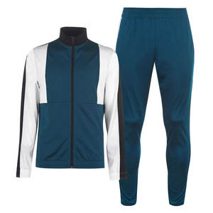 Ensemble de survêtement deux pièces personnalisable à fermeture éclair respirant grande taille décontracté unisexe imprimé survêtements blanc vente en gros conception hommes - Product Image 5