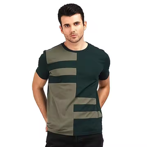 Camiseta de Hombre al por Mayor, Lisa, 100% Algodón, de Secado Rápido, Antiarrugas, Transpirable, Ecológica, de Corte Holgado, con Logotipo Personalizado - Product Image 3