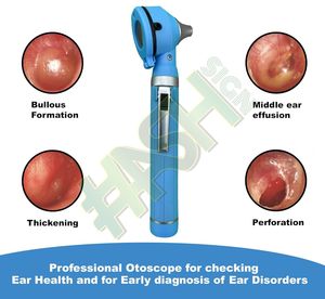Ensemble d'otoscope Mini LED Portable ENT Kit optique standard d'oreille d'alimentation manuelle pour le diagnostic médical et les examens - Product Image 3
