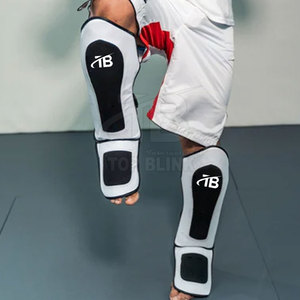 2025 Venta al por mayor personalizable cuero boxeo espinilleras almohadillas de protección suave antideslizante ligero de alta calidad para adultos Boxers en venta - Product Image 4