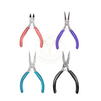 Kit de fabrication de bijoux en acier inoxydable pour débutants, pinces, outils de perlage, ensemble de démarrage facile à utiliser pour la création et la réparation de bijoux DIY