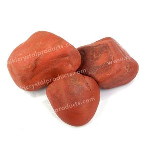 Piedras Redondas de Jaspe Rojo en Bruto, Cristales de Feng Shui - Product Image 1