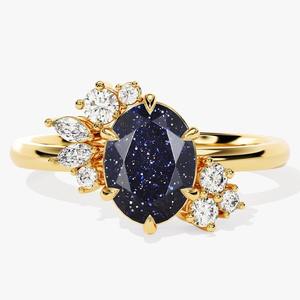 Trending 925 Sterling Silver Sunstone Gemstone <b>Ring</b> Jewelry Handmade Silver Boho Style <b>Ring</b> Jewelry for Women Gift for <b>Girls</b> - Product Image 2