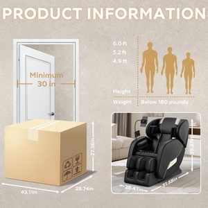 Intelligent Voice Controlled Voice Massage <b>Chair</b> Space Capsule Fully Body Fitting, Small Sized Multi Functional with High - Product Image 2