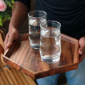 Bandeja de Servir de Madera Desechable Multiusos de la India con Compartimentos, Ecológica y Duradera para Servir Desayunos y Aperitivos - Product Image 6