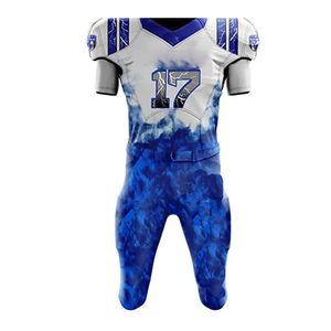 Venta al por mayor de uniformes de fútbol americano de alta calidad personalizados para adultos de verano de talla grande camisetas de manga corta conjuntos de estilo rápido - Product Image 3