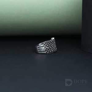 Edgy Diamond Ring Party Estilo perfecto para Plata de Ley 925 para fiesta, aniversario, Día de compromiso - Product Image 4