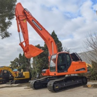 Chenille hydraulique DX 225 DOOSAN 2021 Medium 22 tonnes Corée Original seconde main utilisé Doosan DX225 prix de l'excavatrice à vendre