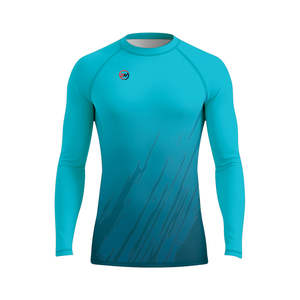 Protector de erupción de compresión unisex UPF 50 + con mangas largas apto para deportes acuáticos - Product Image 2