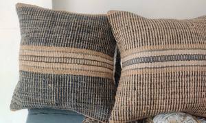 Venta caliente de lana yute Kilim fundas de cojines sofá tejido alfombra y almohadas decoración de Navidad precio de fábrica - Product Image 4