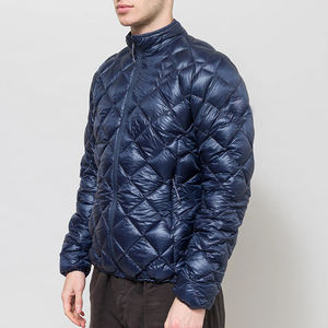 Factory Custom Logo <b>Mens</b> Slim Fit Zip up Yarn Dyed Quilted Nylon <b>Jacket</b> Padded with PrimaLoft Warm Down <b>Jacket</b> <b>for</b> <b>Men</b> - Product Image 5