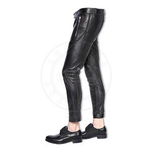 กางเกงหนังผู้ชายสำหรับงานหนักกางเกงขายาวผลิตตามสั่ง - Product Image 6