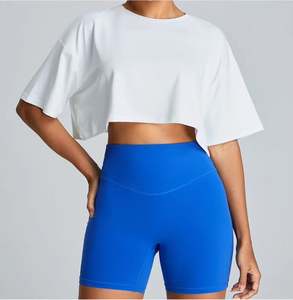 T-shirt pour femmes Vente en gros en vrac Fabricant d'usine de vêtements décontractés en coton avec logo personnalisé OEM - Product Image 1