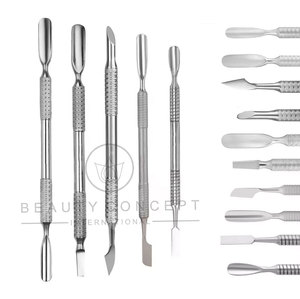 Pousse-cuticules et nettoyeur double usage Expert Pro Smart à double extrémité de type 2, en acier de haute qualité, outil de manucure et de nail art - Product Image 2