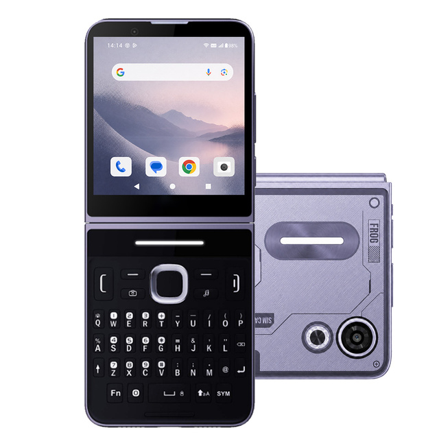 Pocket 3 Smart Fold Phone QWERTY Keypad 2000mAh Hebrew OEM/ODM Jewish Kosher Smartphone 3g E 4g Android Phone with Israel