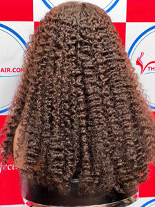 Perruque birmane cheveux bouclés 5x5 fermeture perruque SDD cheveux vietnamiens bruts dentelle transparente fermeture perruques de cheveux humains prix usine - Product Image 5