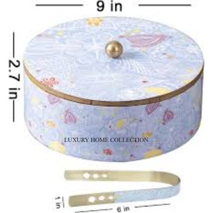 Casserole en métal à motifs imprimés en bois ultra-durable avec couvercle hermétique et isolation à double paroi pour une chaleur prolongée - Product Image 1
