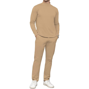 Eversoft Fleece Joggers Técnica bordada Absorbe la humedad Transpirable Temporada de otoño Ajuste relajado Pantalones de chándal cónicos Bolsillos - Product Image 3