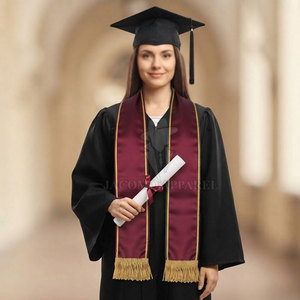 Exportador de Ropa Estudiantil de Alta Calidad, Banda de Graduación para Graduados con Material de Satén y Diferentes Selecciones de Colores - Product Image 5