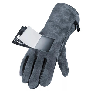 Gants de soudage en cuir de qualité supérieure, fabriqués sur mesure, résistants à la chaleur, personnalisés, non rigides, de sécurité, imperméables, antidérapants, durables - Product Image 6