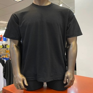 New Arrival Custom Logo Durable Plain Durable Solid Breathable Cotton Polyester <b>Oversize</b> Loose Fit Unisex T <b>Shirt</b> Wholesale - Product Image 2