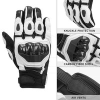 Gants de moto à cinq doigts en gros – Qualité supérieure, cuir durable, isolés thermiquement, imperméables pour le ski, la pêche, les sports et la course