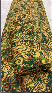 Tissu en coton imprimé wax africain et Ankara Kente Maputo pour la couture de vêtements de mode et les projets d'artisanat en ligne - Product Image 2