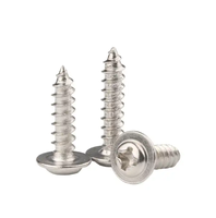Vis autotaraudeuse à tête cylindrique Phillips DIN968 de qualité supérieure, en acier au carbone, acier inoxydable, zinguée, avec design de collier de fixation