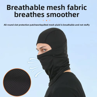 Masque de neige intégral personnalisé en gros, nouveau design, 100 % polyester, respirant, imperméable, coupe-vent, ajustable, unisexe, cagoule