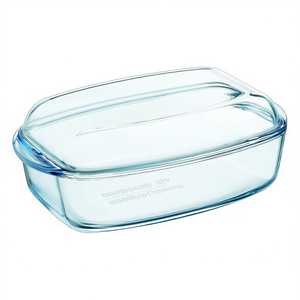 <span class=keywords><strong>Plat</strong></span> à four en verre borosilicate <span class=keywords><strong>Pyrex</strong></span> avec couvercle transparent 33x20x14cm Modèle 465A000 7644 - Product Image 3