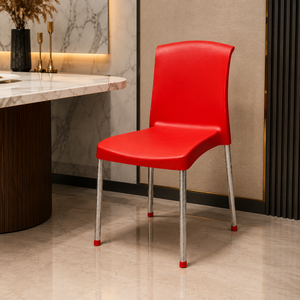 Modern Ergonomic Stackable Plastic <b>Dining</b> <b>Chair</b> for Living Room & Home Office Use in Apartments & Hotels - Product Image 4