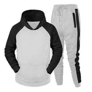 Survêtements pour hommes vêtements de sport Logo personnalisé impression Streetwear Style sweats à capuche pantalon ensemble marque privée hommes survêtement bas quantité minimale de commande - Product Image 1