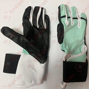 Gants de frappeur de baseball unisexe de haute qualité, couleur avec logo personnalisé Gants de frappeur respirants et réglables à prise supérieure - Product Image 1