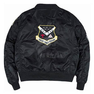 Chaqueta Bomber de Satén Personalizada con Cuello Alto para Hombre, Ajustada, Transpirable, Colores y Logotipos Personalizables, Venta al Por Mayor 2024 - Product Image 2