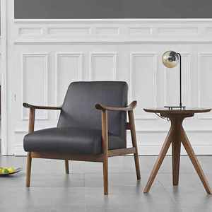 Hot Selling Low Price Simplicity Home Furniture Solid <b>Wood</b> <b>Frame</b> Handmade Sponge Cushion Leisure Living Room <b>Sofa</b> Chair - Product Image 6