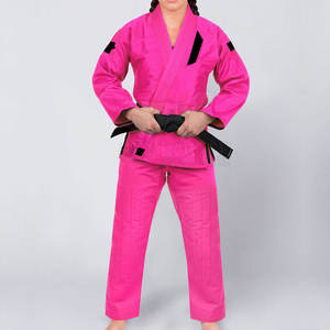 Offre Spéciale de service OEM Costumes uniformes de karaté à manches longues en coton Costumes de femmes d'arts martiaux en gros - Product Image 2