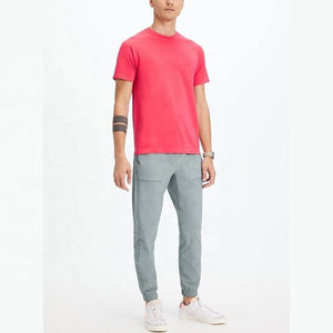 2025 New Style Men's Breathable Casual Trousers Drawstring with Anti-Wrinkle <b>Plain</b> Dyed Wholesale OEM Service - Product Image 6